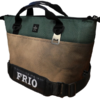 Rustic-Green-and-Leather-Colored-Customer-Cooler-Bag (angled)
